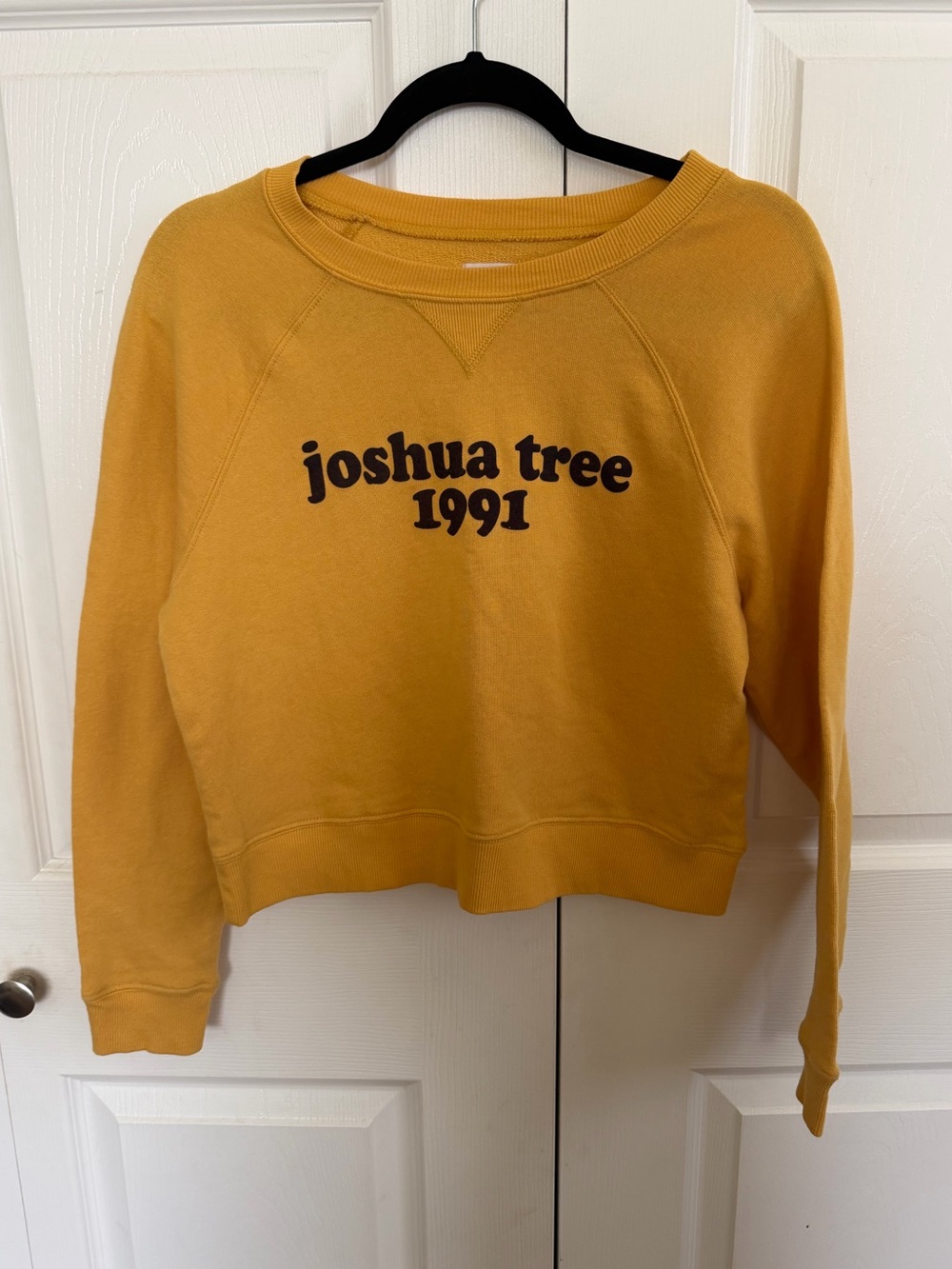 Grayson Threads Mustard Yellow 'Joshua Tree 1991' Crewneck Sweater